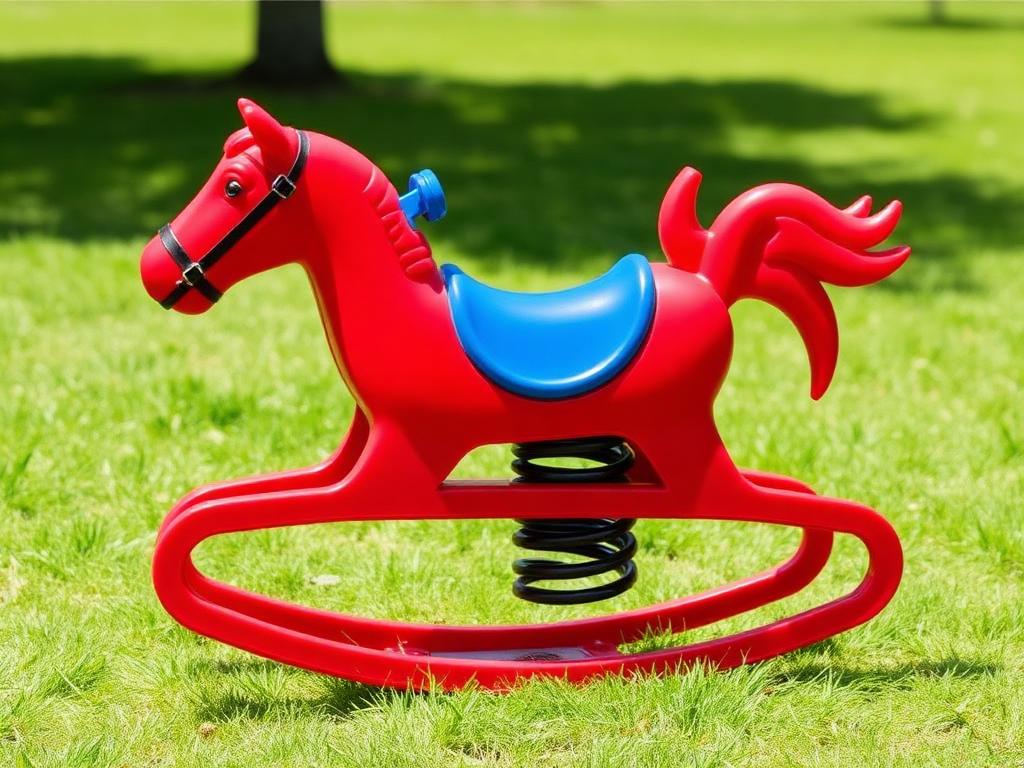 Blue Horse Spring Rider