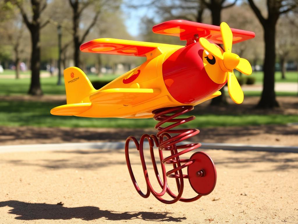 Aeroplane Spring Rider